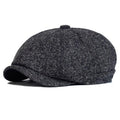 Winter Thick Warm Newsboy Caps Men Soft Octagonal Hat For Male Detective Hats Retro Driver Flat Caps - BELANO