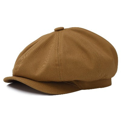 11BOTVELA Big Large Newsboy Cap Men's Twill Cotton Eight Panel Hat Women's Baker Boy Caps Khaki Retro Hats Male Boina Beret 003 - BELANO